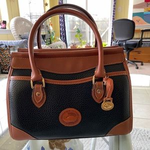 Black and brown leather doctors bag